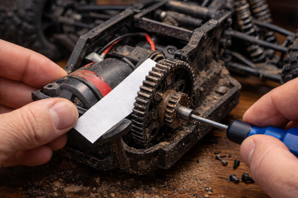 Check the Pinion and Spur Gear