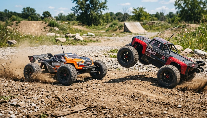 ARRMA Kraton vs Outcast - The Main Difference