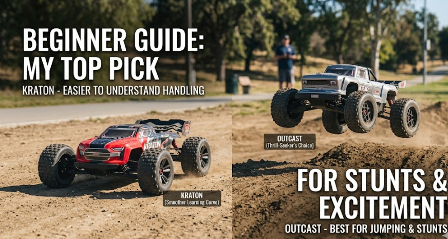 ARRMA Kraton vs Outcast - Which One Is Better for Beginners