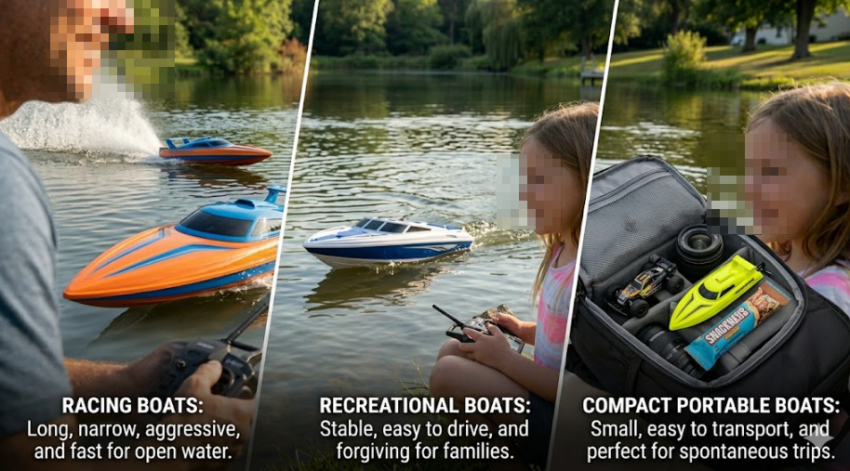 Best RC Boat Under $100-Choosing the Right Type of RC Boat