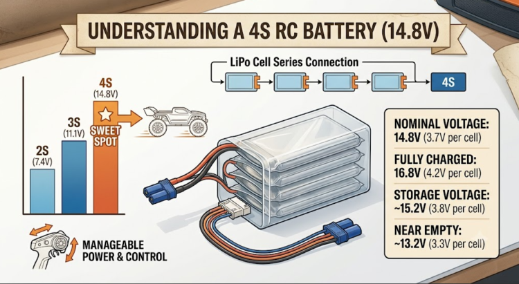 Best 4S RC Battery - What Is a 4S RC Battery
