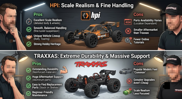 HPI vs Traxxas - Pros and Cons