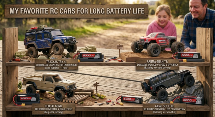 My Favorite RC Cars for Long Battery Life