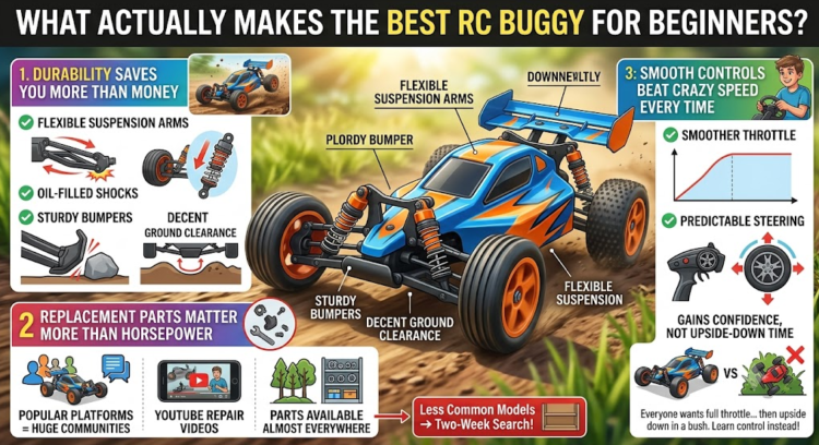 What Actually Makes the Best RC Buggy for Beginners