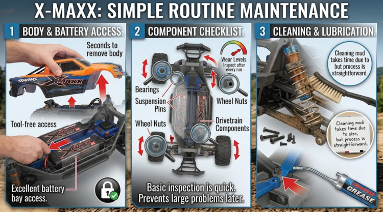 X-Maxx - Maintenance Is Easier Than You Might Expect