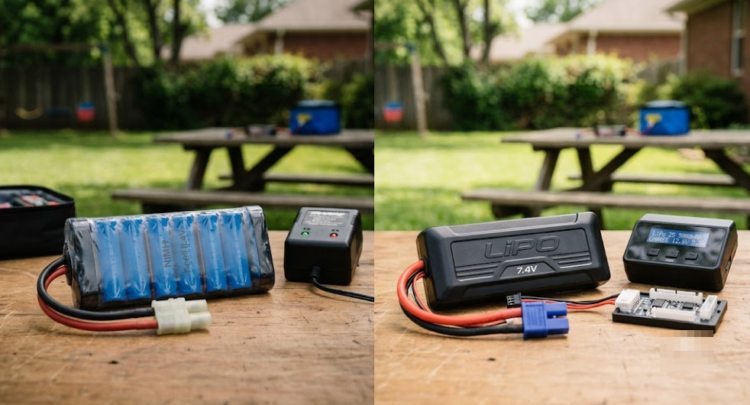 NiMH vs LiPo for the Traxxas Slash