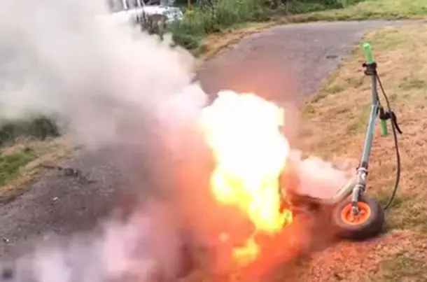 Electric Scooter Safety - Battery fires and charging