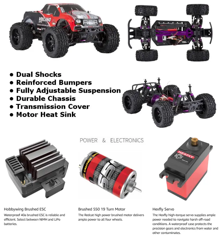 Redcat Racing Volcano EPX Electric RC Monster Truck