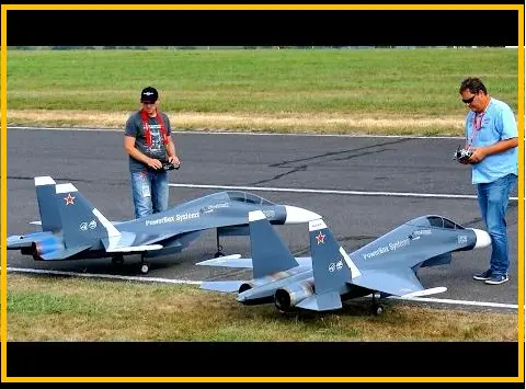 Electric ducted fan and turbine propulsion systems used in RC jet aircraft