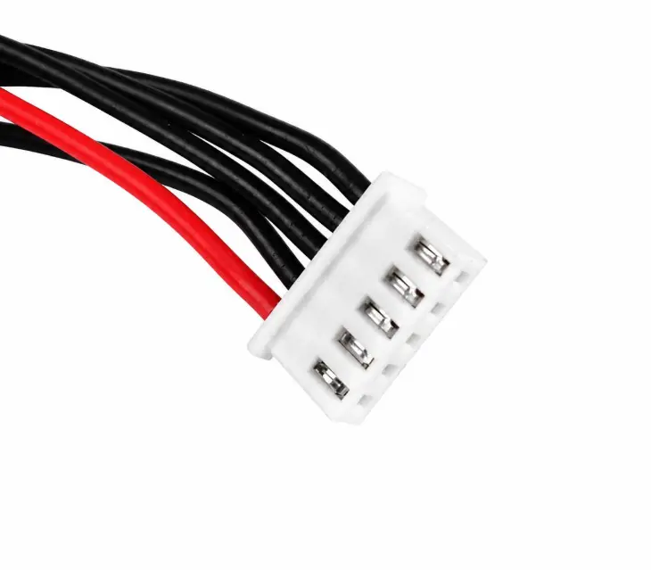 FPV drone LiPo battery with its main power leads and JST-XH balance connector
