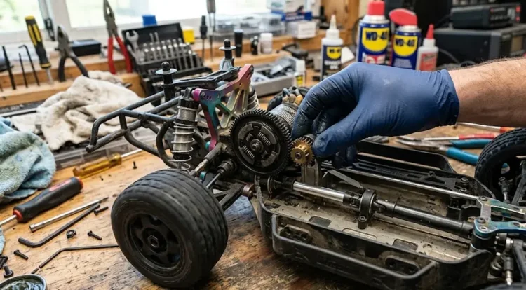 RC Car Motor Spins but Wheels Won't Turn_Could It Be the Slipper Clutch