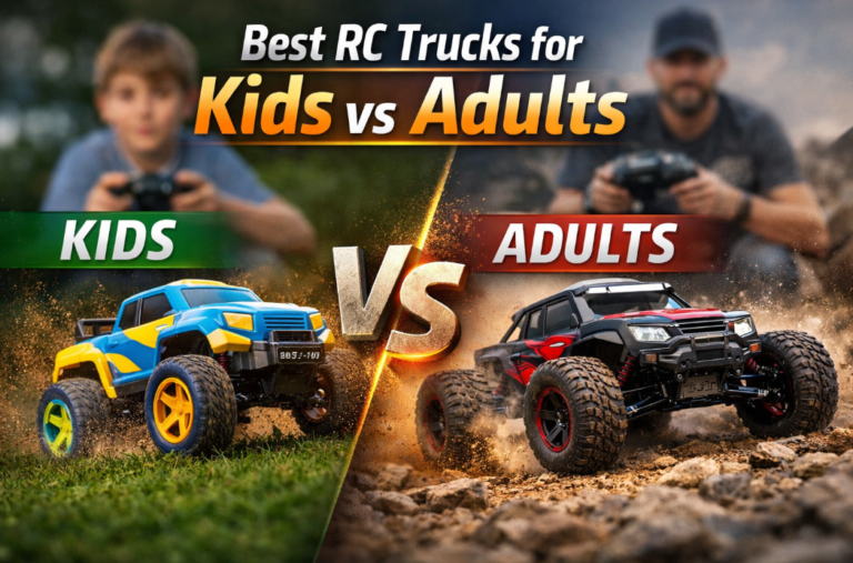 best RC Trucks for Kids vs Adults