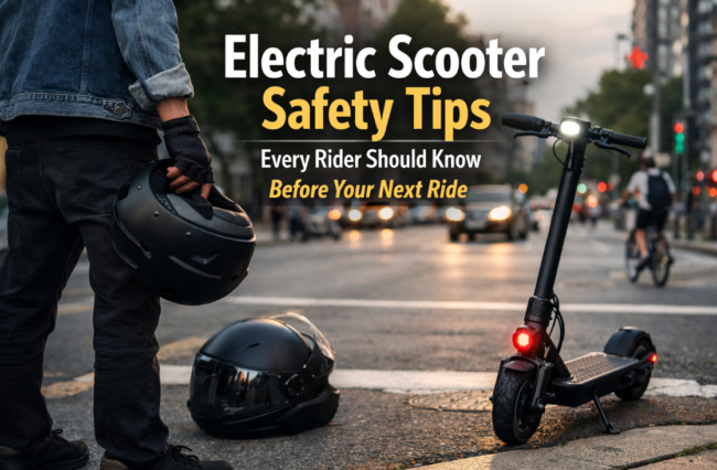 Electric Scooter Safety Tips Every Rider Should Know Before Your Next Ride
