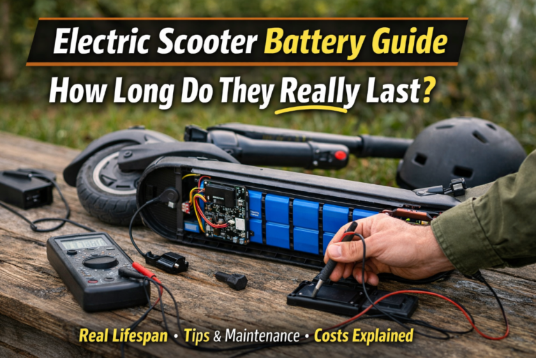 Electric Scooter Battery - How Long Do They Really Last