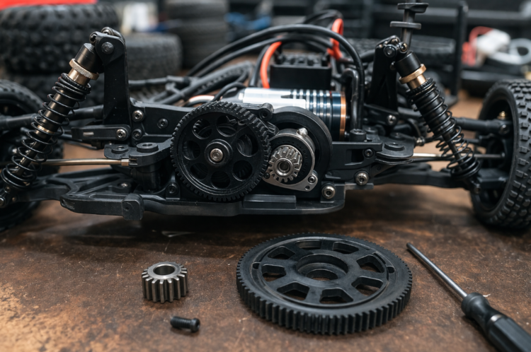 Gear Ratio Tuning for RC Cars